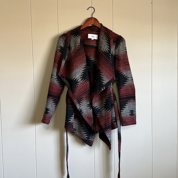 Aztec Boho Wrap Jacket - Picture 3 of 6
